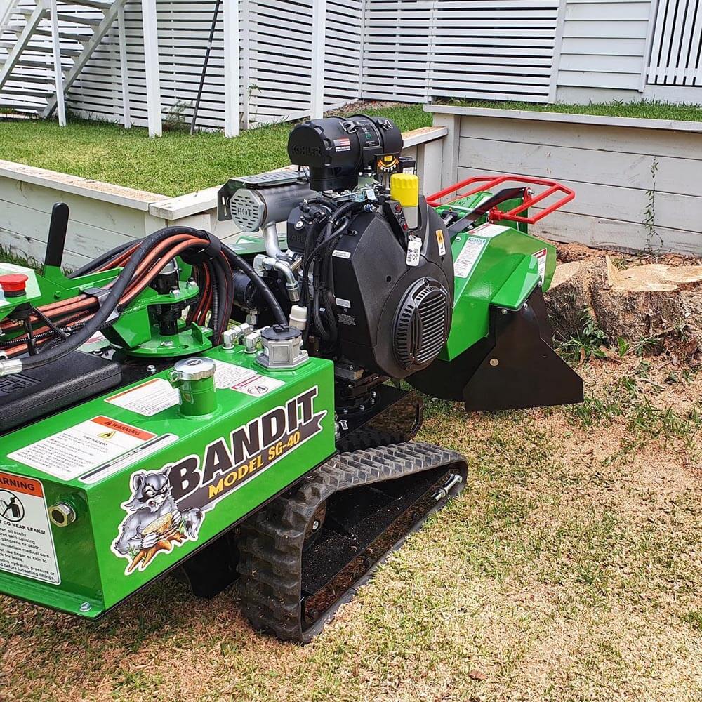 Stump grinding equipment Northern Beaches